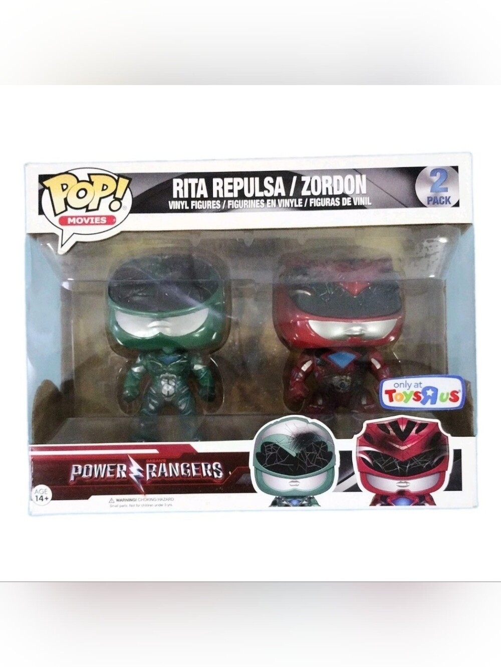 Funko POP! Power Rangers Rita Repulsa & Zordon 2-Pack - Green & Red